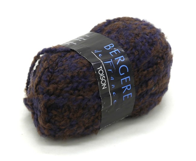 Bergère de france Toison marron / violet