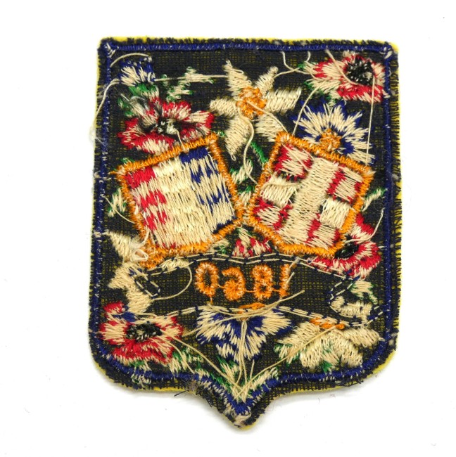 **Ecusson ville brodé 1860** ( Savoie ) **