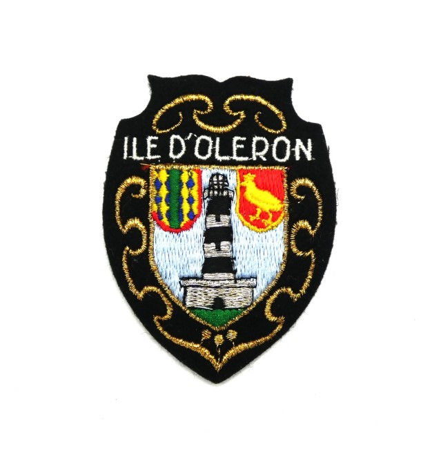 P1050039 Ecusson meresse brodé Île d ' Oléron