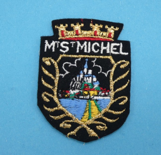Ecusson meresse Mt St Michel ( 7 cm X 5 cm ) à coudre
