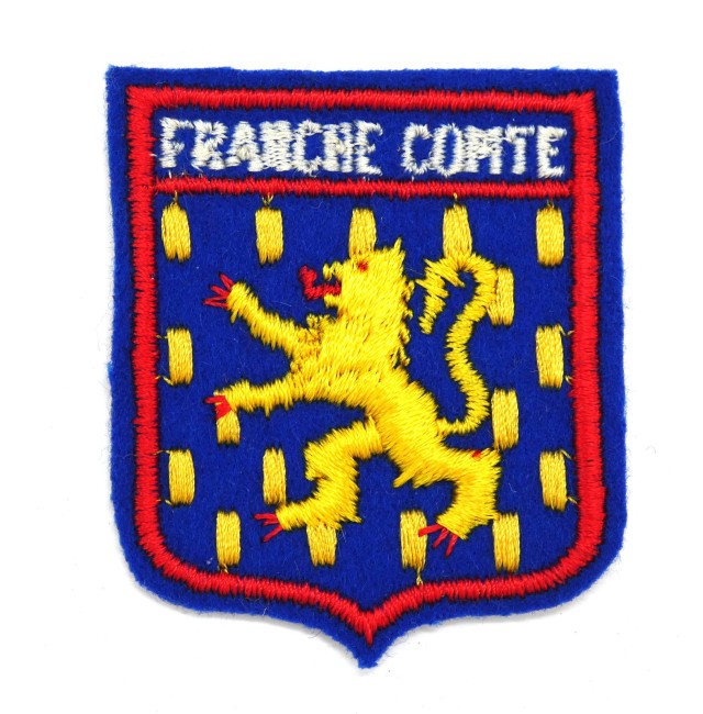 Ecusson brodé ville FRANCHE COMTE
