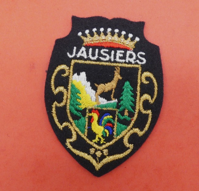 Ecusson brodé ville Jausiers