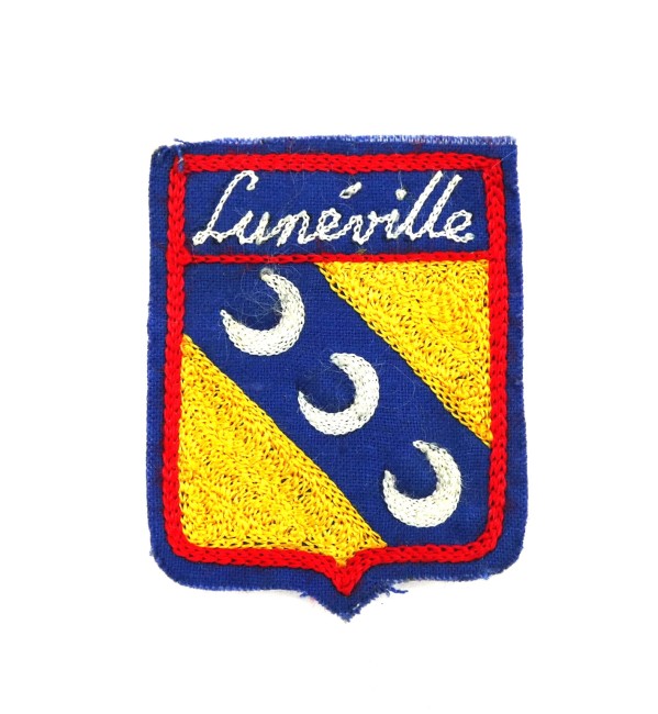 Ecusson brodé ville Lunéville ( occasion )