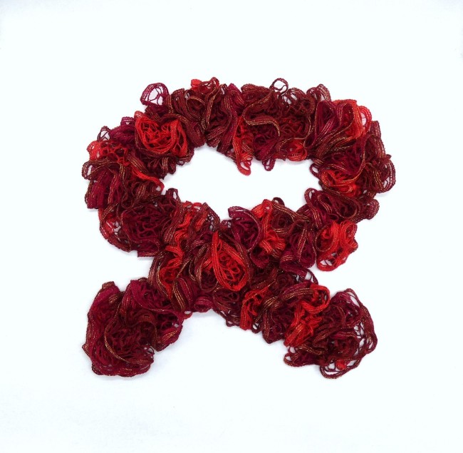 Echarpe femme rouge / bordeaux pailleté doré or 