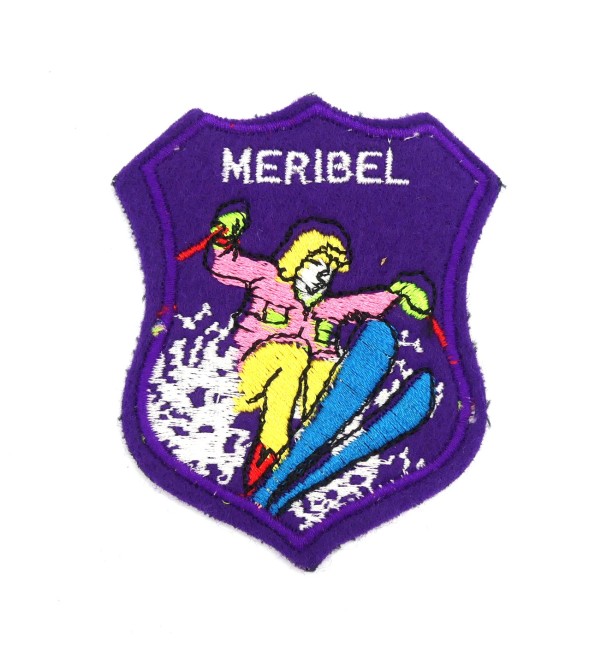 Ecusson brodé ville Meribel à coudre