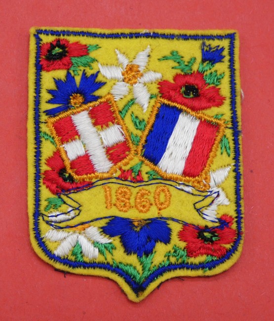 **Ecusson ville brodé 1860** ( Savoie ) **