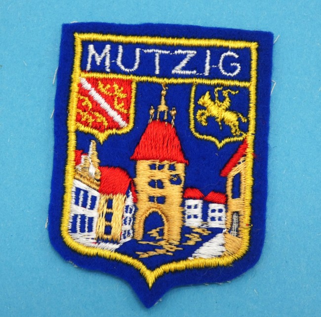 Ecusson brodé ville MUTZIG