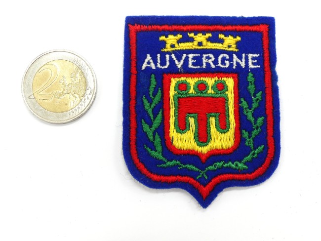 Ecusson brodé ville Auvergne