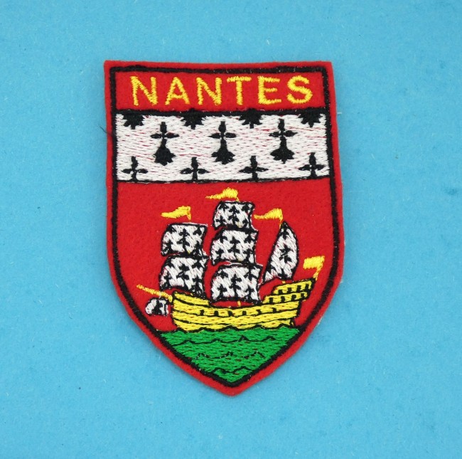 Blason écusson brodé  ville NANTES