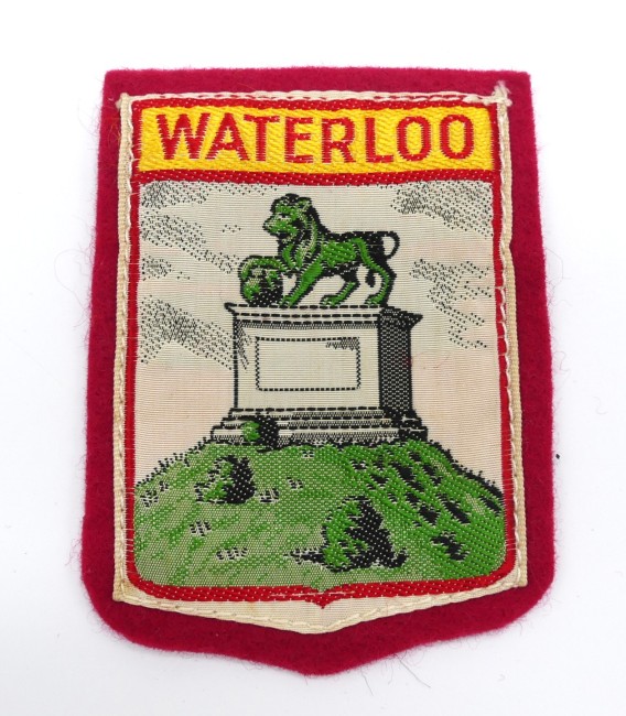  Ecusson brodé ville Waterloo