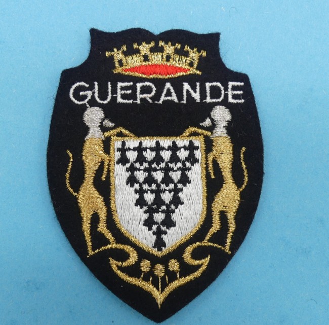 Ecusson brodé ville Guerande 