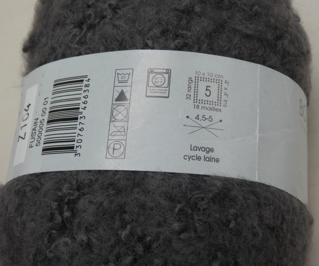 Fil Bouclette STRETCH PHILDAR coloris fusain