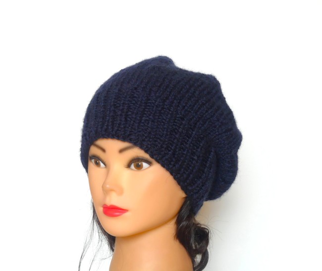  Béret bleu marine Bergère de France Alaska