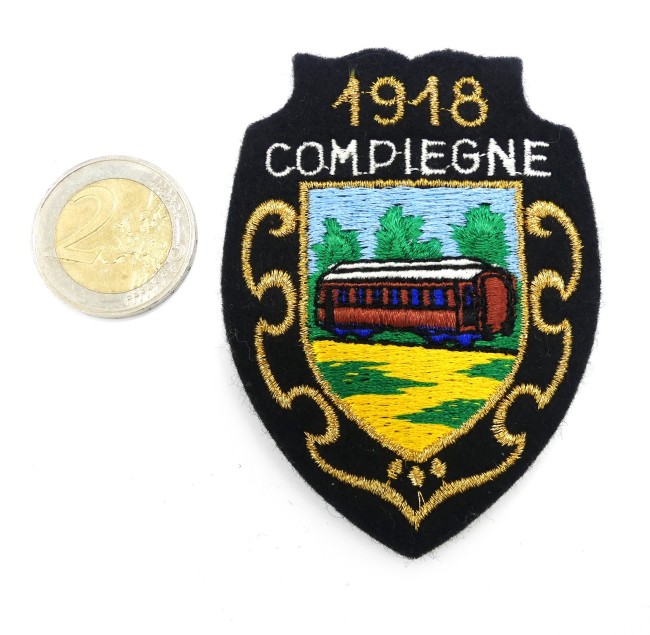 Ecusson meresse brodé Compiegne 1918 