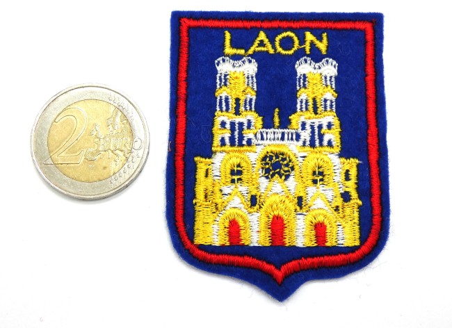 Ecusson brodé ville LAON 