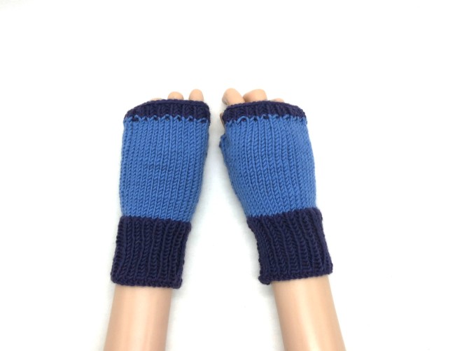 Mitaines femme bleu merino sport 