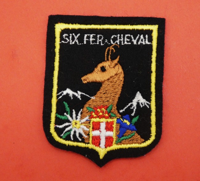 Ecusson brodé SIX FER & CHEVAL 