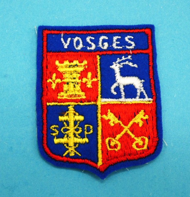 Ecusson brodé ville région VOSGES