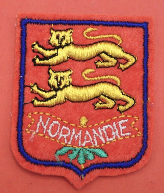 Ecusson brodé ville Normandie 