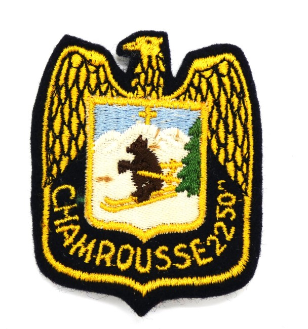 Ecusson brodé ville CHAMROUSSE 2250 M