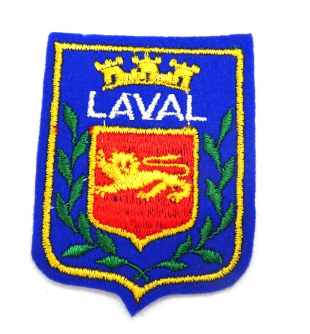 Ecusson brodé ville Laval