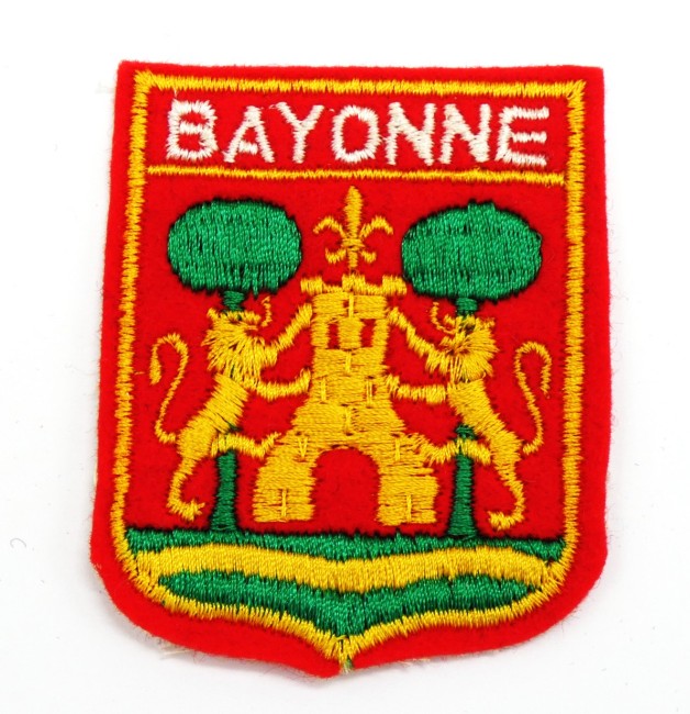 Ecusson brodé ville Bayonne 