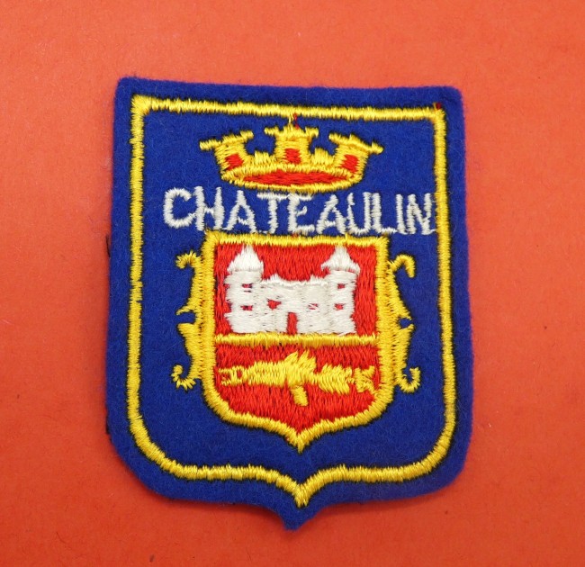 Ecusson brodé ville Chateaulin
