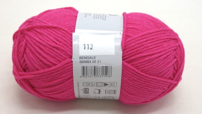 P1030916 Fil coton Phildar Cabotine rose Bengale