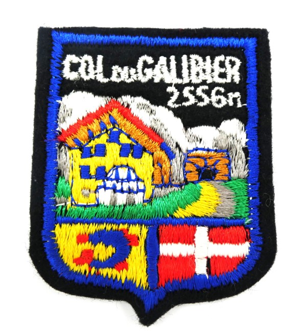 Ecusson brodé ville monatgne Col du Galibier