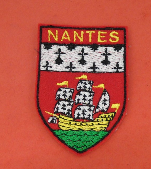 Blason écusson brodé  ville NANTES