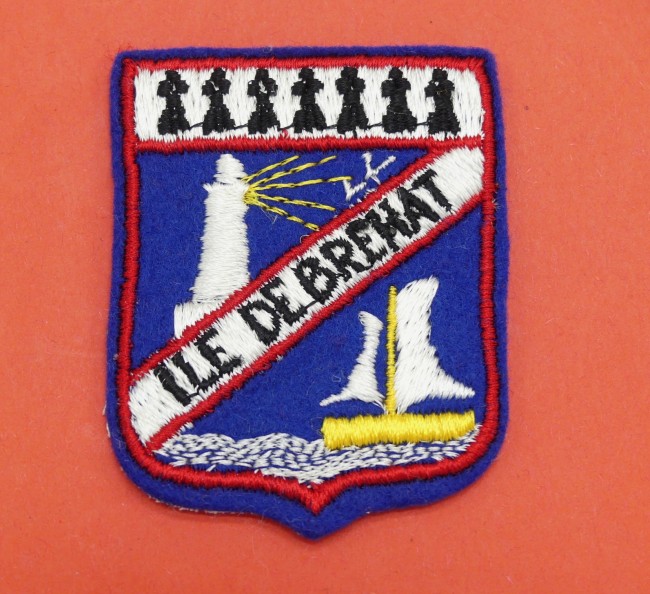Ecusson brodé Ile de Brehat 