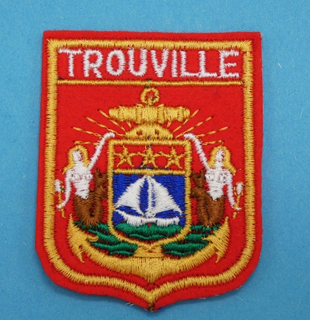 Ecusson brodé ville Trouville 