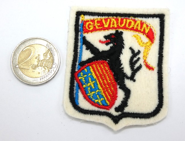 Ecusson brodé ville GEVAUDAN