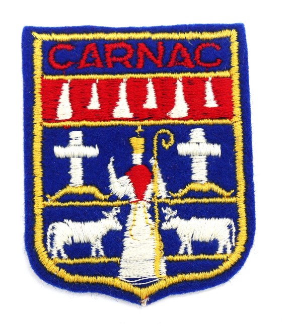 Ecusson brodé ville Carnac