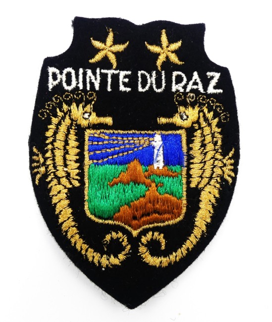 Ecusson meresse brodé Pointe du Raz 