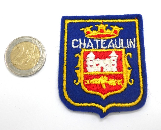 Ecusson brodé ville Chateaulin