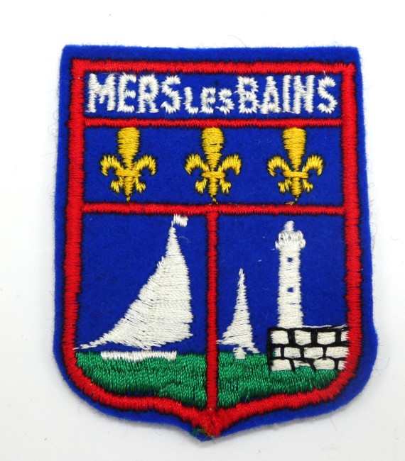 Ecusson brodé ville Mers Les Bains 