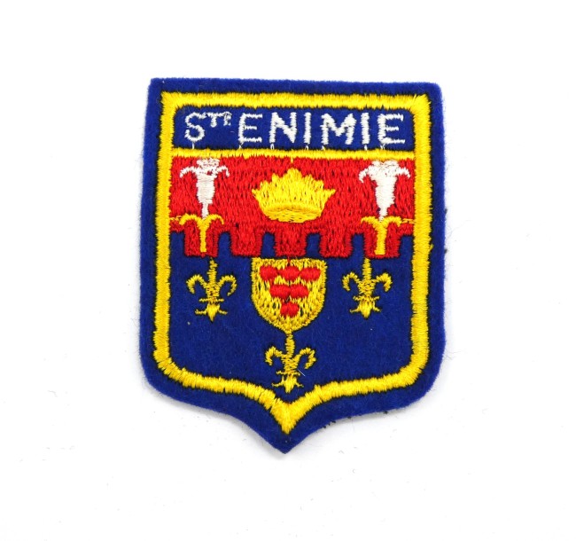 Ecusson brodé ville Ste ENIMIE 