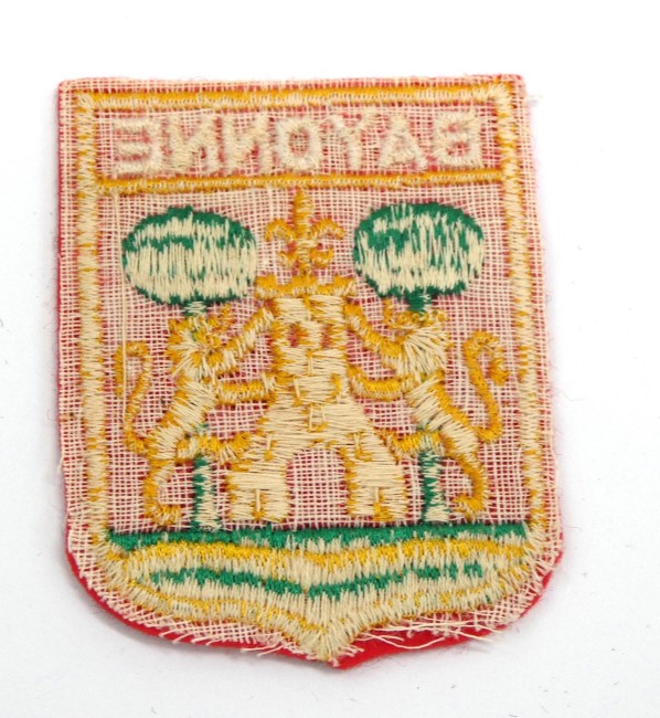 Ecusson brodé ville Bayonne 