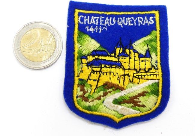 Ecusson brodé Château - Queyras 1411 m 
