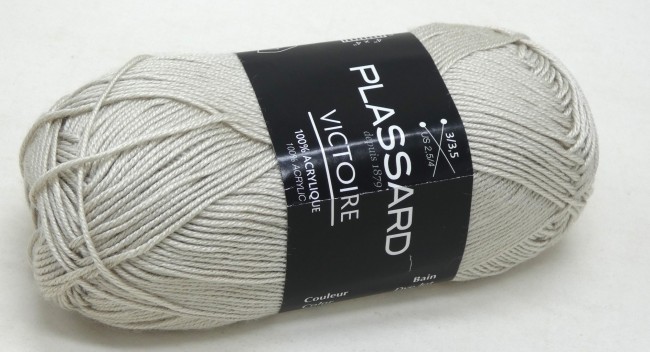 Fil à tricoter Plassard Victoire 27 beige