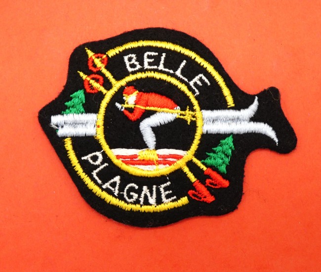 Ecusson brodé montagne BELLE PLAGNE 