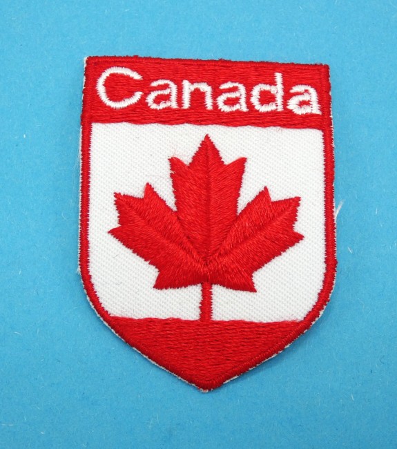 Ecusson brodé thermocollant drapeau CANADA
