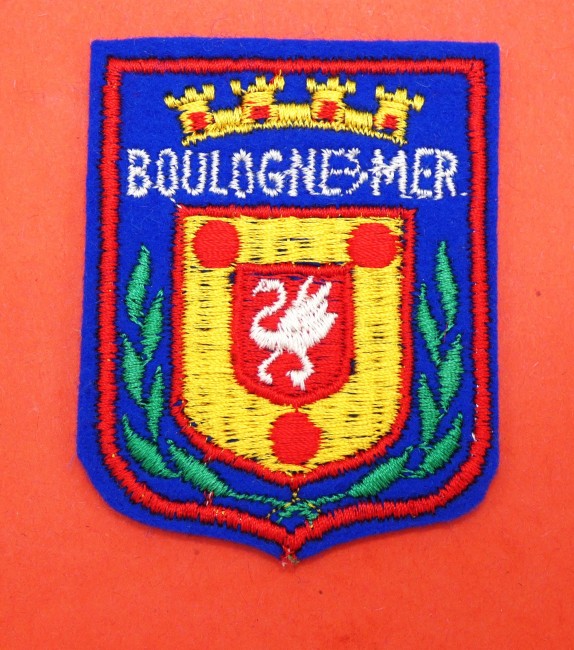 Ecusson brodé Boulogne sur Mer