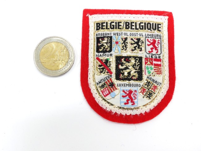 Ecusson brodé Belgie - Belgique