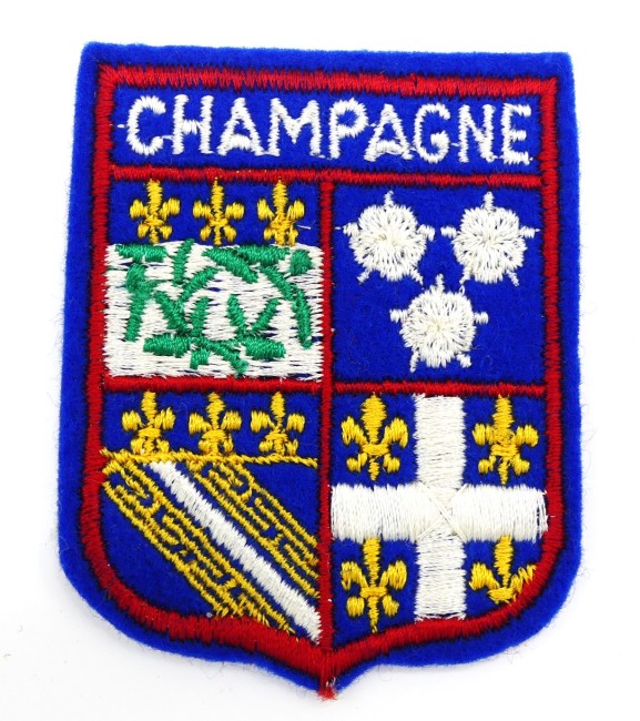 Ecusson brodé ville Champagne