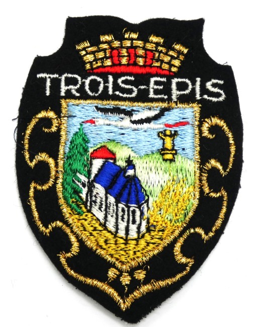 Ecusson brodé ville TROIS - EPIS