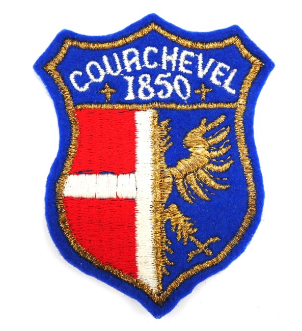 Ecusson brodé ville Courchevel 1850