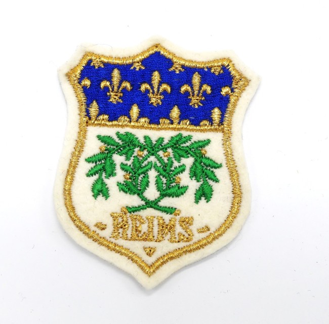 Ecusson collection brodé ville Reims