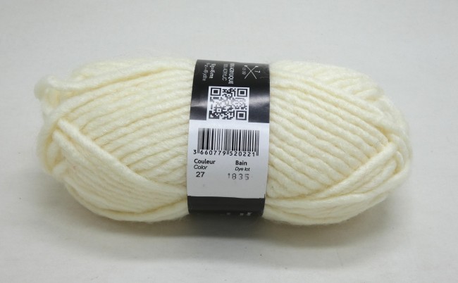 Laine plassard hip hop  C 27 écru